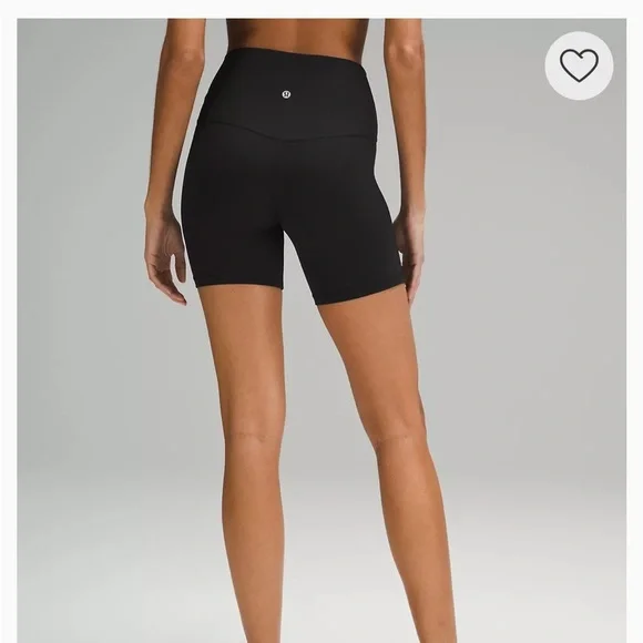 Lululemon Align High-Rise Short 6" Black Sz 4 19 - Picture 5 of 8